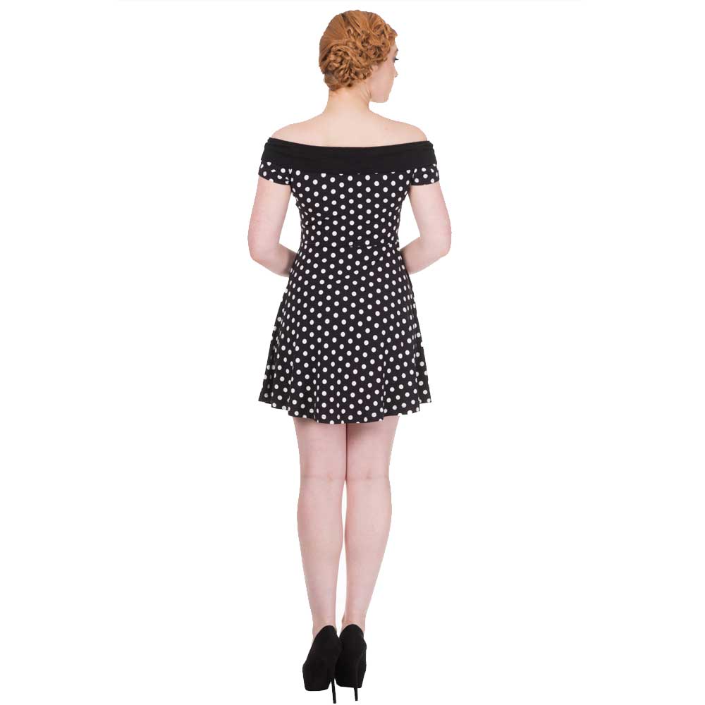 Dancing Days - REVERLY Robe courte - Noir/Blanc